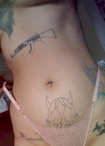 Calcinha salmão fio com renda 