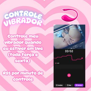 Controle do meu vibrador a distancia livestream