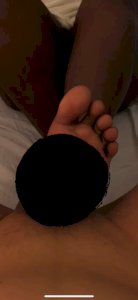 Footjob com humilhação 