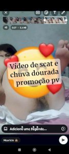 vídeos scat e chuva dourada 