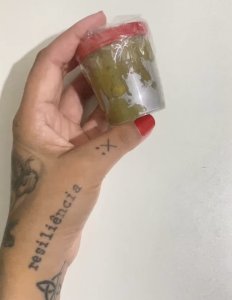 POTE - CHUVA - MARROM/DOURADA/PRATA