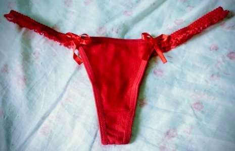 Calcinha vermelha sexy 