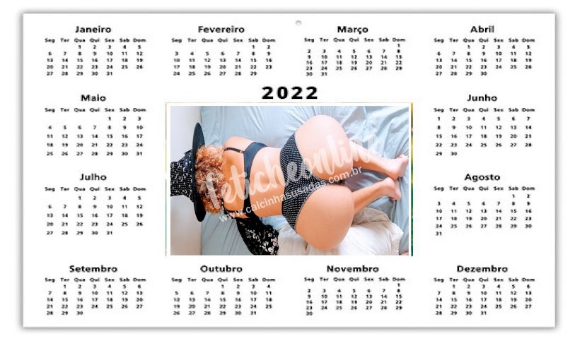 Calendário de Parede Anual 30x42cm