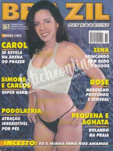Revista Brazil Sex Magazine Nº 69 - Capa Carol