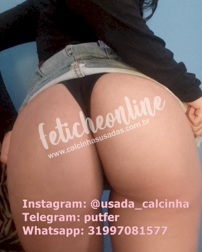 Calcinha cheiro cuzinho + brinde 