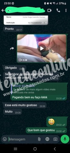 Video de calcinha