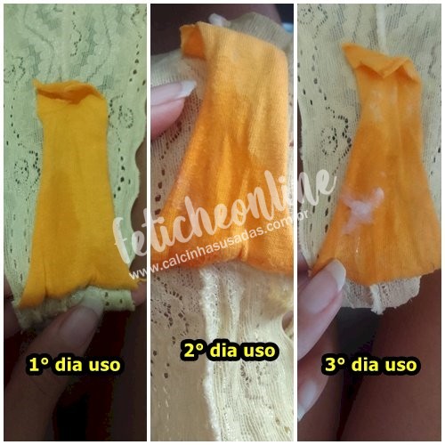 Calcinha Usada Meladinha + BRINDE (LEIA A DESCRIÇÃO) 