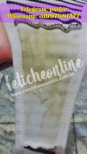 Calcinha com meu gozo + brinde (LEIA A DESCRIÇÃO)