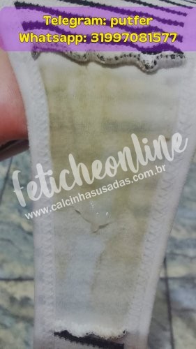 Calcinha com meu gozo + brinde (LEIA A DESCRIÇÃO)