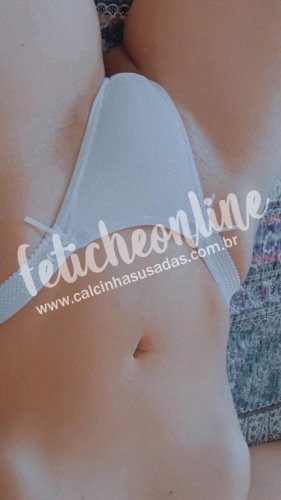 Calcinha Usada Branca