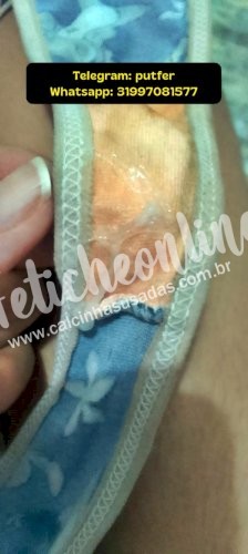 Calcinha Usada Meladinha + BRINDE (LEIA A DESCRIÇÃO) 