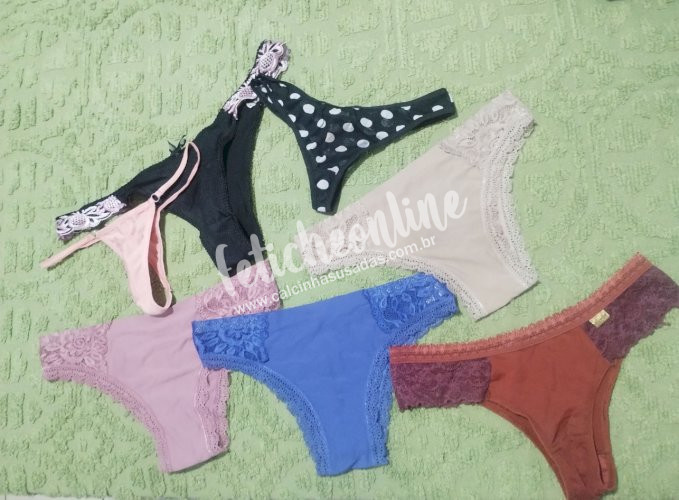 Calcinhas usadas