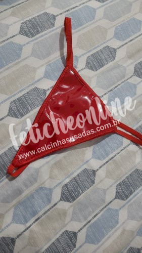 Calcinha Fio dental de VINIL