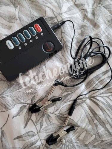 Aparelho de choque com grampos 