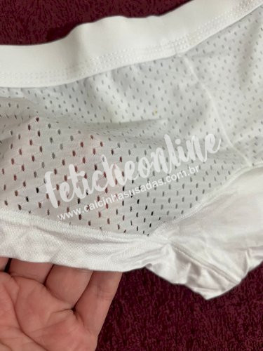 Calcinha Masculina Branca- NOVA