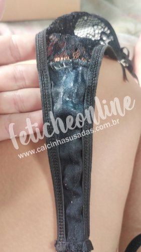 Calcinha bem meladinha 